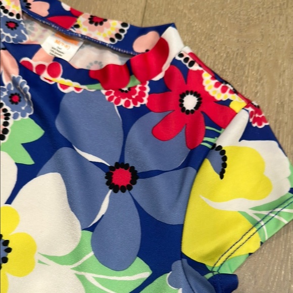 Gymboree Floral Rash Guard & Ruffle Bottom - Picture 3 of 12